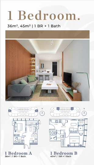 Apartemen South Quarter. South Quarter. Tipe Unit 1 Bedroom