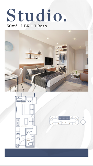 Apartemen South Quarter. South Quarter. Tipe Unit Studio